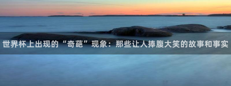 足球世界杯赛程:世界杯上出现的“奇葩”现象:那些让人捧腹大笑的故事和事实